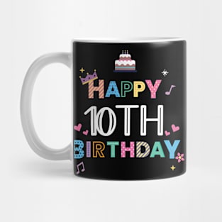 Happy Birthday 10. Geburtstag Mug